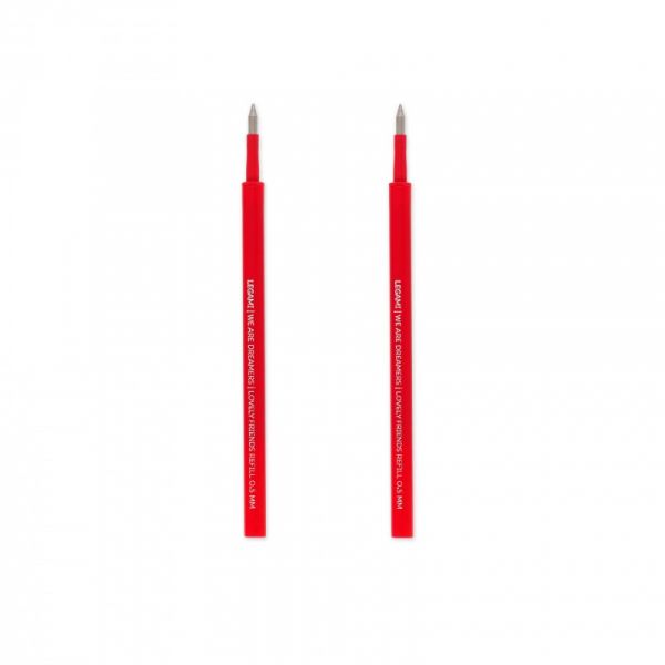 Refill penna gel rossa - 2 pezzi