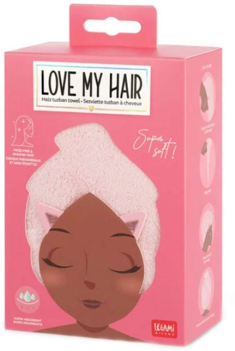 ASCIUGAMANO CAPELLI TURBANTE - KITTY