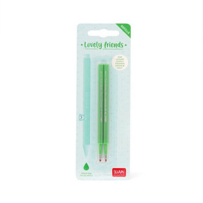 Refill penna gel verde - 2 pezzi