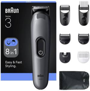 Braun - Regolabarba e Capelli 8 in 1- AIO3540