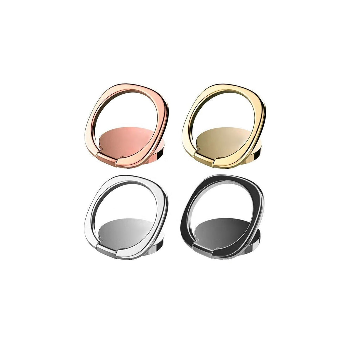 Supporto ad Anello Rimovibile Magnetico Cromato Vari Colori (1pezzo)