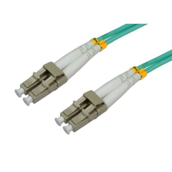 Bretella in fibra ottica duplex - multimodale OM3 LC-LC LSZH lunghezza 10 metri