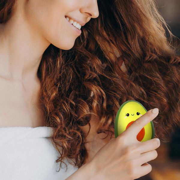 SPAZZOLA DISTRICANTE CAPELLI - AVOCADO