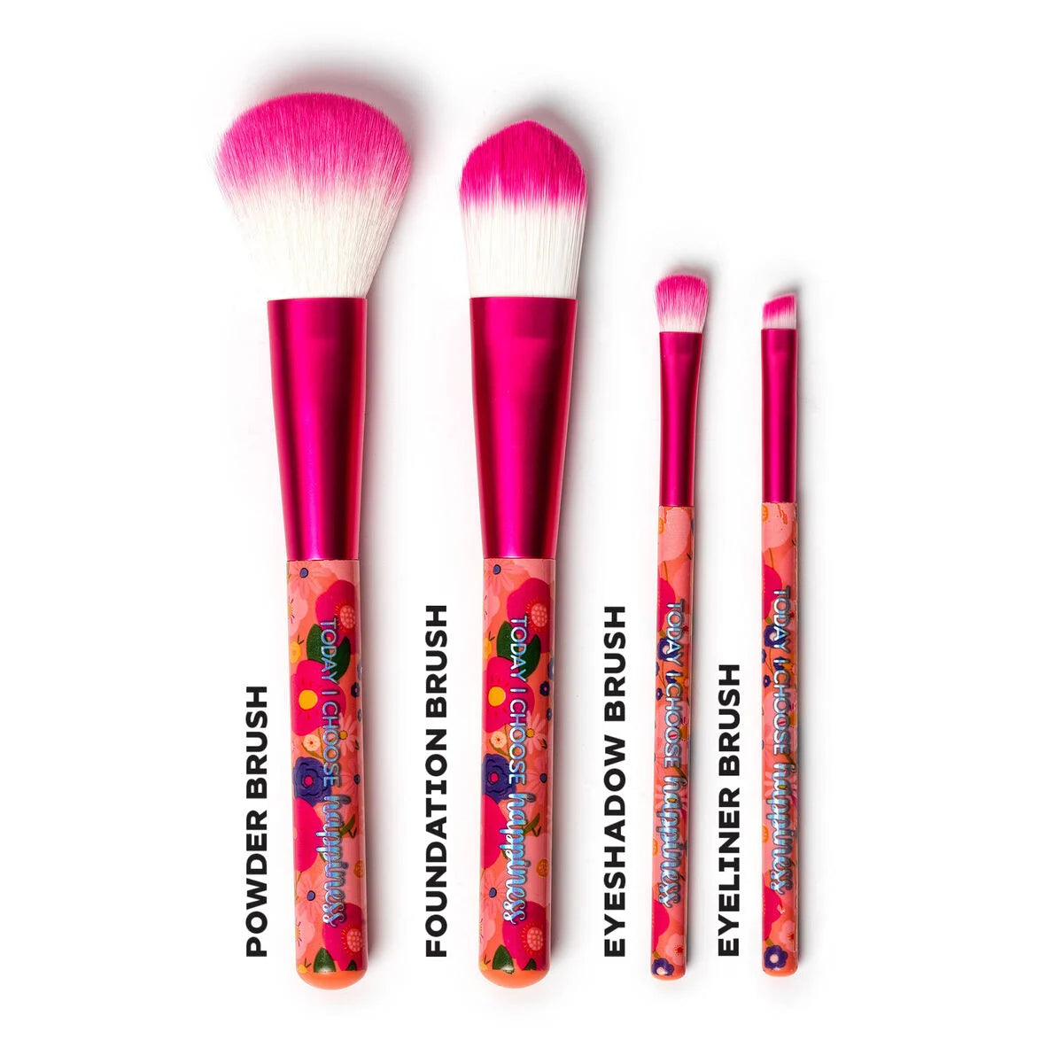 4 PENNELLI PER IL TRUCCO - FLOWERS