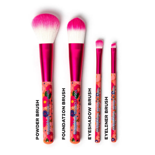 4 PENNELLI PER IL TRUCCO - FLOWERS