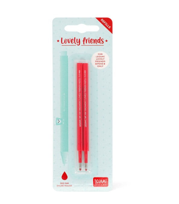 Refill penna gel rossa - 2 pezzi