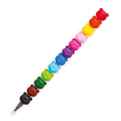 12 PASTELLI IMPILABILI - TEDDY BEAR