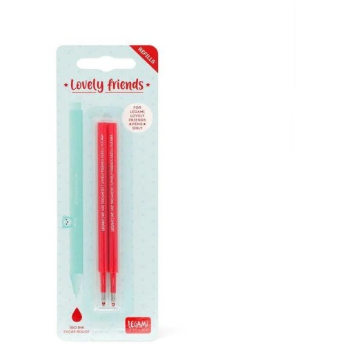 Refill penna gel rossa - 2 pezzi