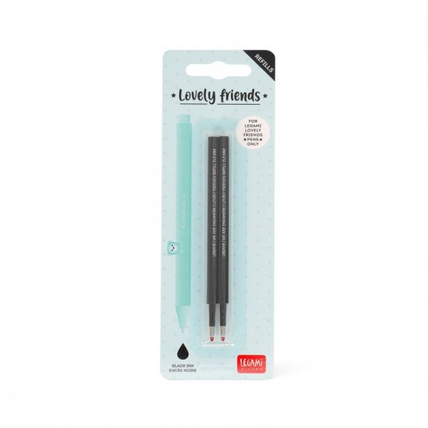Refill penna gel nera - 2 pezzi