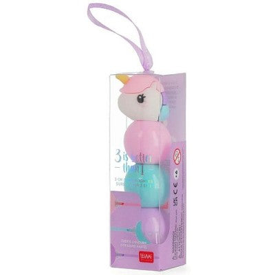 Evidenziatore 3 in 1 Unicorn - 3 IS BETTER THAN 1
