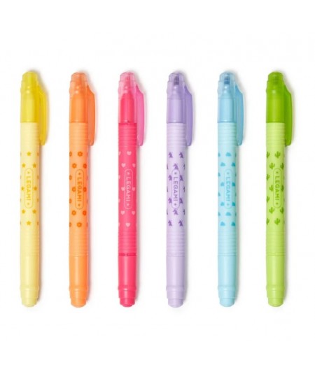 6 Evidenziatori cancellabili - Magic Highlighters