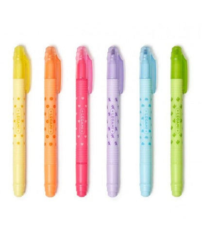 6 Evidenziatori cancellabili - Magic Highlighters