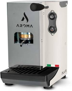 Aroma Macchina da Caffè Cialde ESE 44mm Plus Bianco 700ml 400W 220V