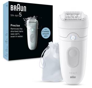 Braun Silk-épil SE5011 epilatore elettrico Wet-Dry Bianco