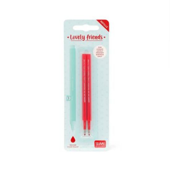 Refill penna gel rossa - 2 pezzi