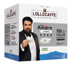 Lollocaff� Box Cialde Amore Assoluto 44mm 100pz