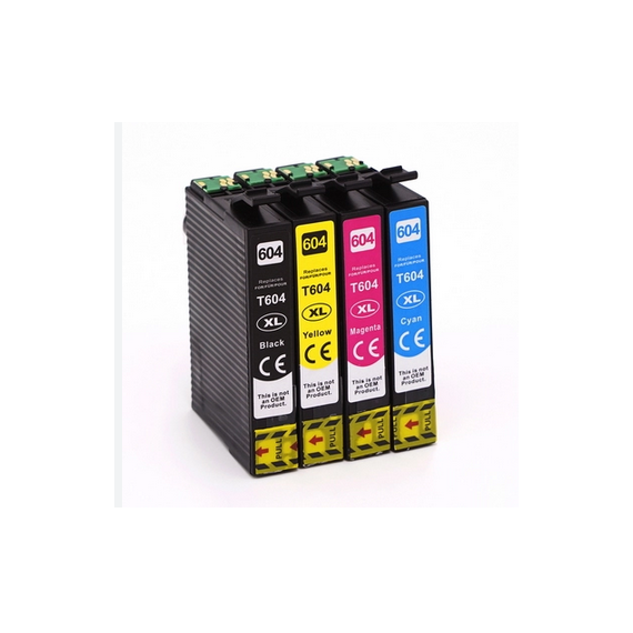 Pack 4 cartucce T604XL BK-C-M-Y alta qualità compatibili