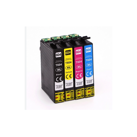 Pack 4 cartucce T604XL BK-C-M-Y alta qualità compatibili