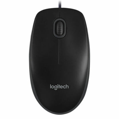 Mouse USB Logitech B100 3 Pulsanti Nero 1,8 Metri